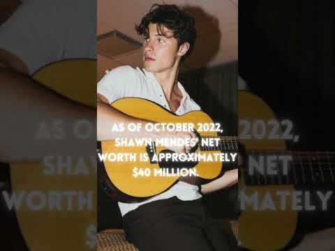 Shawn Mendes Net Worth 2022 | Youtube Shorts | Shawnmendes Networth2022 Shorts Shortsyoutube