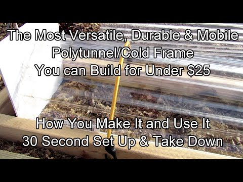 Vídeo: Easy Cold Frame Garden - Como converter uma cama elevada em uma moldura fria