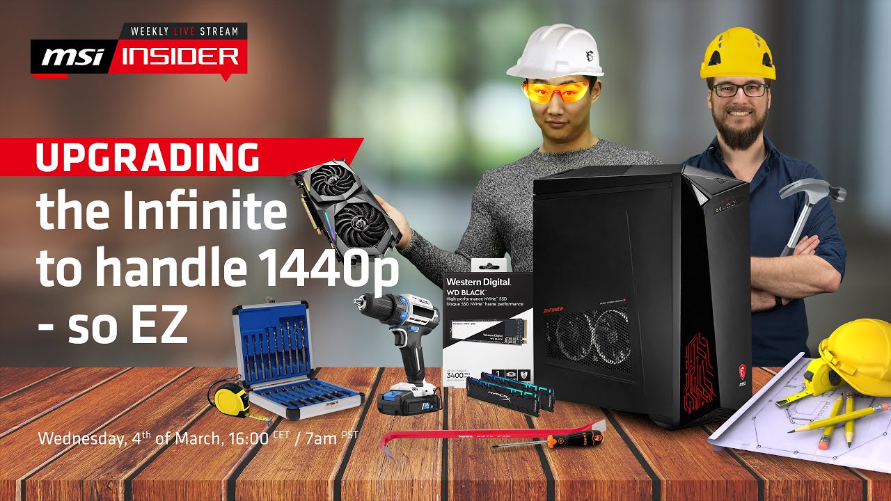 Upgrading the Infinite to handle 1440p - so EZ | MSI
