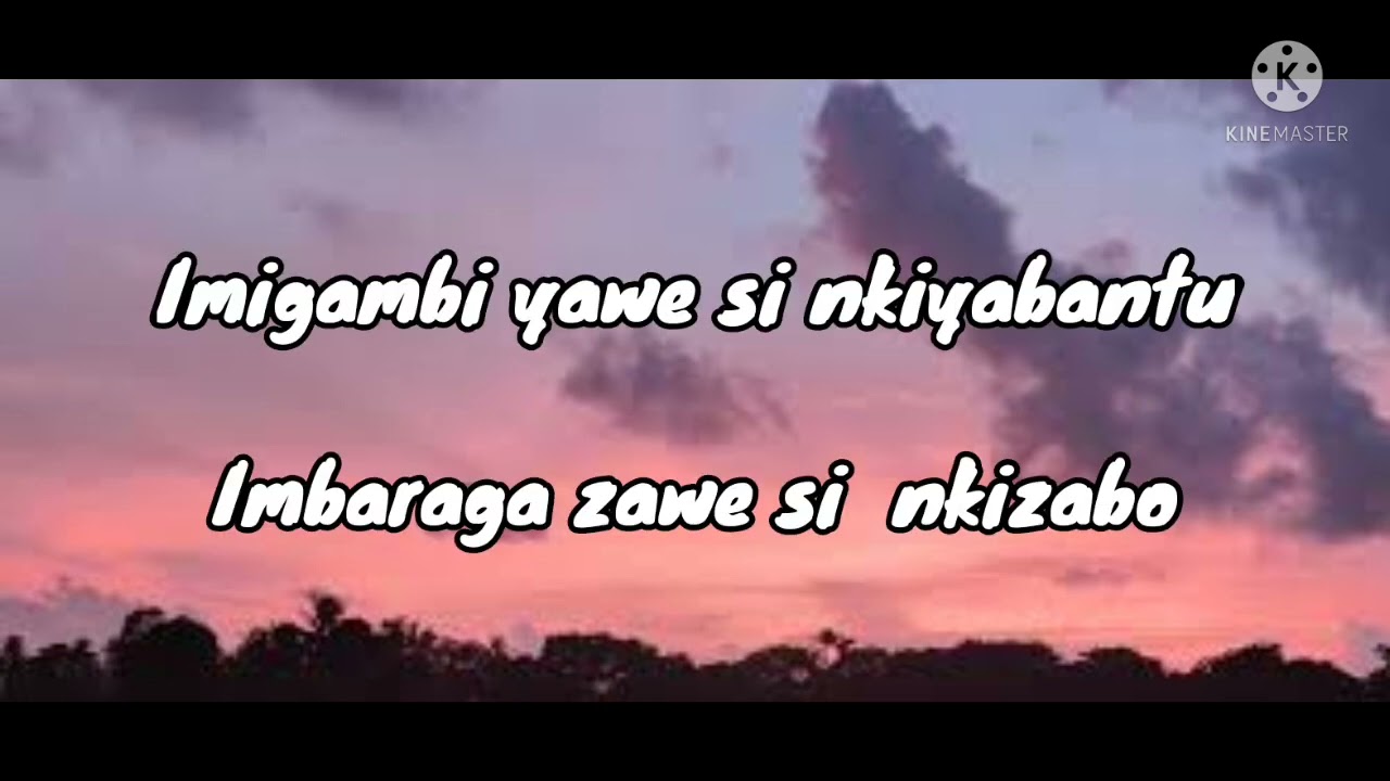 Imigambi yawe lyrics by Nice ndatabaye