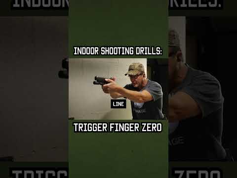 Indoor Shooting Drills you should try: Trigger Finger Zero #shorts #drill #military #training
