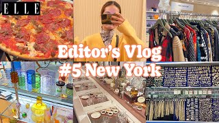 【Editor's Vlog エディターCHISATO編】合間に怒涛のショップ巡り！ エディターCHISATOのNYFW出張記｜Editor's Vlog ｜ ELLE Japan