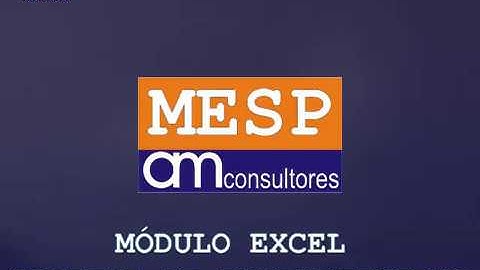 Módulo Excel Sistema de Productividad - MESP