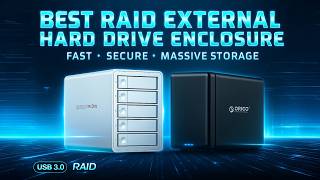 🔥 Top 5 Best RAID External Hard Drive Enclosures in 2025!