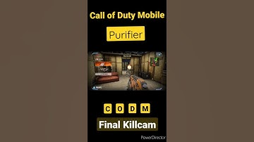 Call of Duty Mobile  ||  Final Killcam With Purifier  ||  CODM