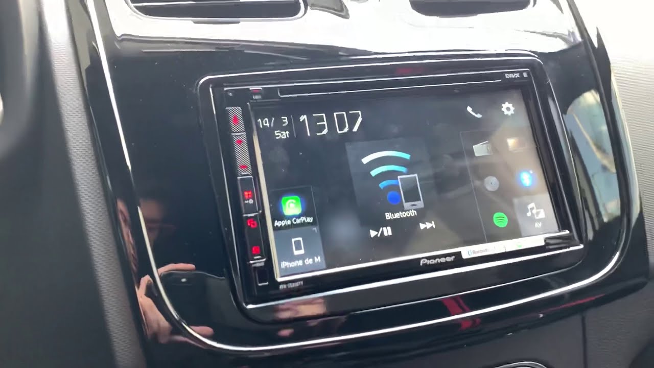 Sandero RS 2018 - Central Pioneer 7" - CarPlay e Android Auto - ArtsomAuto