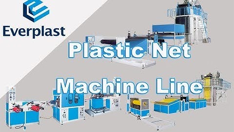 Plastic Net Making Machine Line