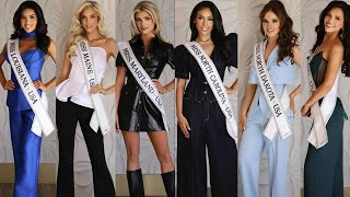 STUNNING CANDIDATES of MISS USA 2025