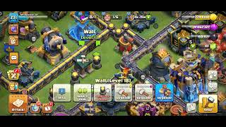 You have upgraded the maximum amount of these building #coc#//coc wall upgrade limit