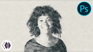 Charcoal Portrait In Adobe Photoshop | Salman