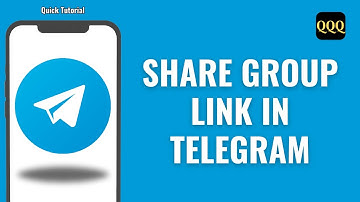 How To Share Group Link In Telegram