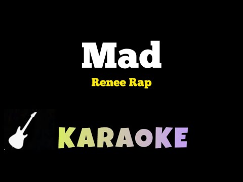 Reneé Rapp - Mad | Karaoke Guitar Instrumental