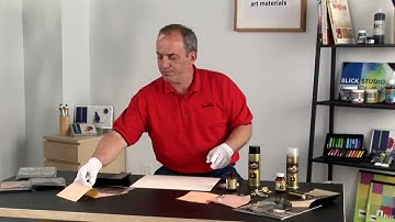 How to Use Mona Lisa Gold Leaf and Simple Leaf