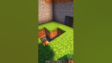 Torch Key Secret Entrance in Minecraft! #shorts #minecraftshorts