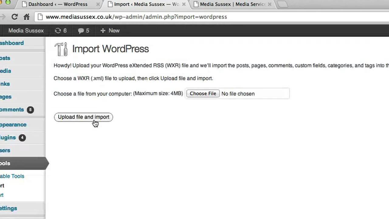 Wordpress Simple Tutorial Part 6 - Advanced Features - YouTube