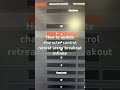 How to update character control retreat arena breakout infinite