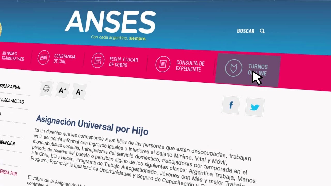 Resultado de imagen para imagenes de anses universal por hijo