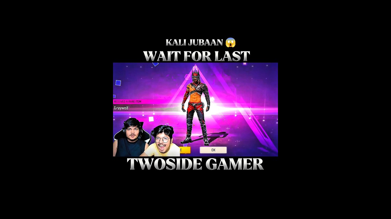 KALI JUBAAN 🤯😱✅@TwoSideGamersYT Free Fire New Redeem Store Event🤠 Emotes #trending #viral 🔥.