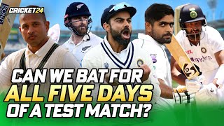 Can we bat for ALL FIVE DAYS of a Test Match?