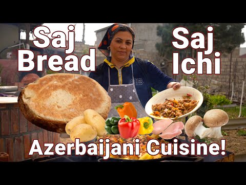 Saj Bread | Saj-Ichi with Chicken Breasts and Mushrooms + Organic Vegetables!