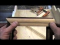 Woodworking project  how to make picture frames on a table saw miter sled  methods  skills