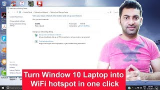 Turn Windows 10 Laptop into WiFi Hotspot in One Click screenshot 3