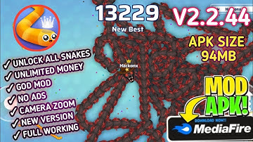 Snake.io V2.2.44 Mod Menu | Invisible, Wallhack, Unlimited Coins, Unlock All