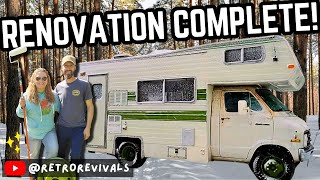 Full Renovation  Vintage Camper RV | Start to Finish  Part 2 (DIY Before & After)