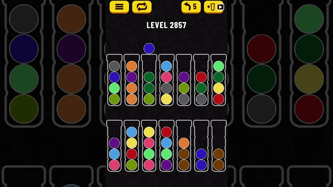 Ball Sort Puzzle】Level.2857 - YouTube