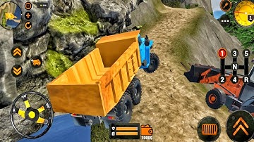Backhoe Loader JCB Simulator Gameplay - Indian Vehicles Truck JCB Driving - Android Gameplay