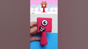 🔴Turning Clay into Sprunki Numberblocks 1 🎈✨️ #sprunki #diyclay #numberblocks #incrediboxsprunki