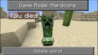 Minecraft Hardcore Mode Is Scary (S1E1)