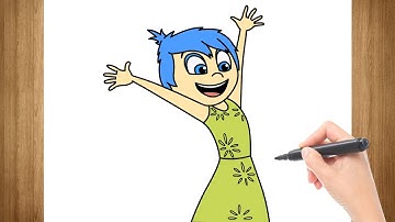 How To Draw Joy from Inside Out 2