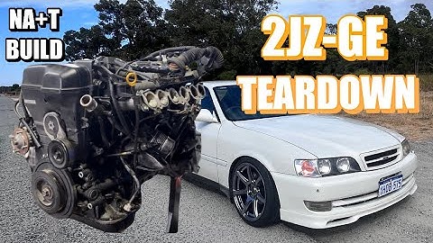 2JZ-GE TEARDOWN | What Tools To Use | JZX100 NA+T Build
