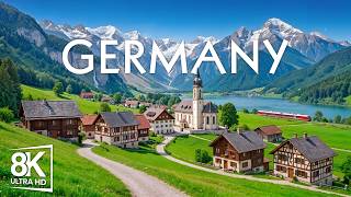 Germany 8K UHD | Fairytale Castles, Alpine Peaks & Medieval Towns | Relaxing Music