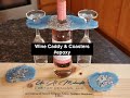 Wine Mold Holder #resin #epoxy #winecaddy #coasters