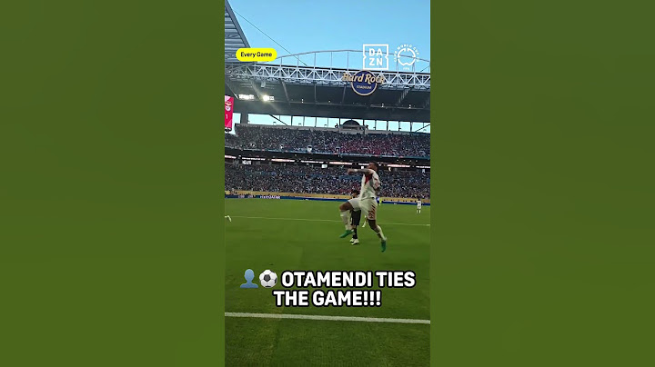 Otamendi’s Header Ties The Game!
