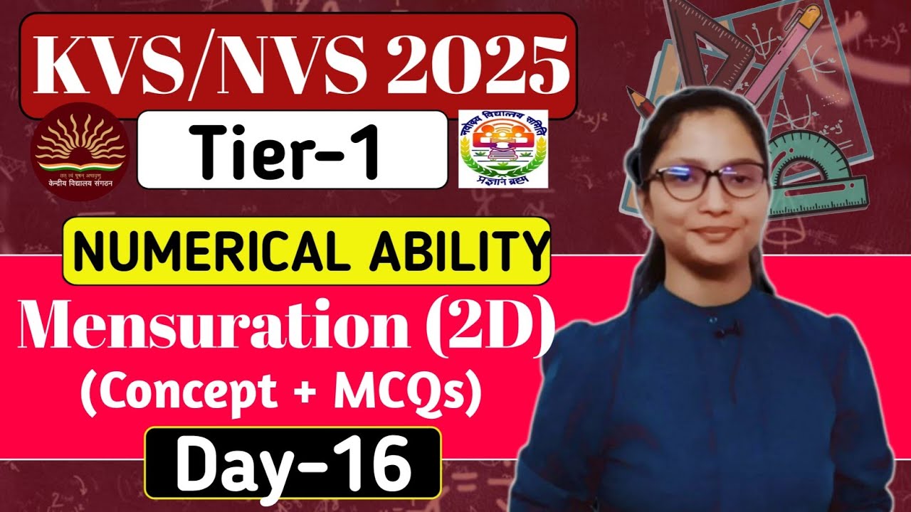 Подготовка к экзамену KVS-NVS Tier-1 по математике 2025 | Числовые способности KVS-NVS Tier-1: Из...