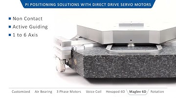 Direct Drive Linear Motors / Stages in Precision Motion Applications: Photonics, Medical, Laser-Tech