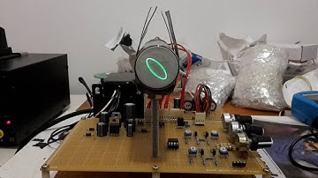 Oscilloscope crt lissajous circle test