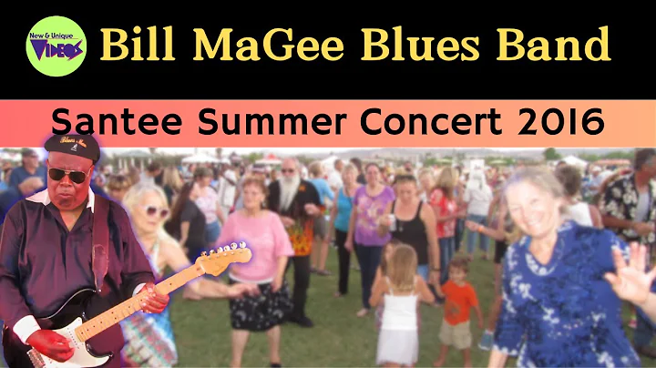 Bill MaGee Blues Man performs with his band in San...