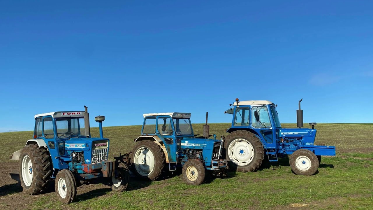 THE BLUES    classic fords ploughing