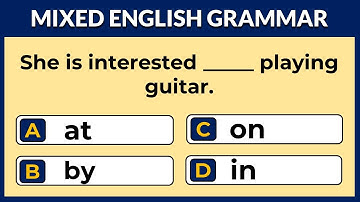 Mixed English Grammar Quiz: CAN YOU SCORE 15/15?  #challenge 6