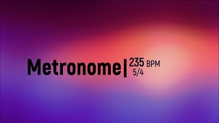 235 BPM 5/4 Metronome
