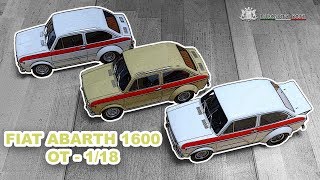 FIAT ABARTH 1600 OT 1/18 UNBOXING #4 - LAUDORACING-MODELS Fiat 500 Abarth 1 18