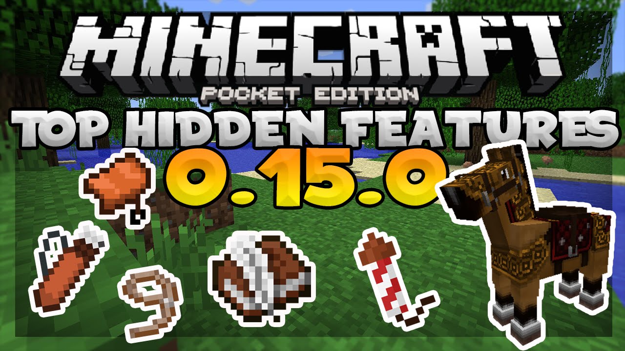 Top Hidden Features In Mcpe 0 15 0 Super Secret Items Minecraft Pe 0 15 0 Youtube