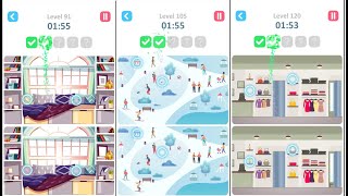 TAP TAP DIFFERENCES - Gameplay Walkthrough Level 91 - 120