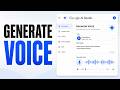 How to Generate Voice in Google AI Studio After New Update (Full Guide)