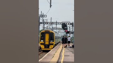 GWR 158745 + GWR 158765 passes Severn Tunnel Junction with three tone