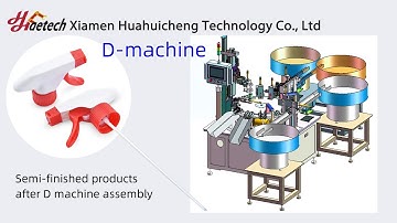 Trigger Spray Pump Assembly Machine Trigger Sprayer Nozzle Bottle Manufacturing Making Machine
